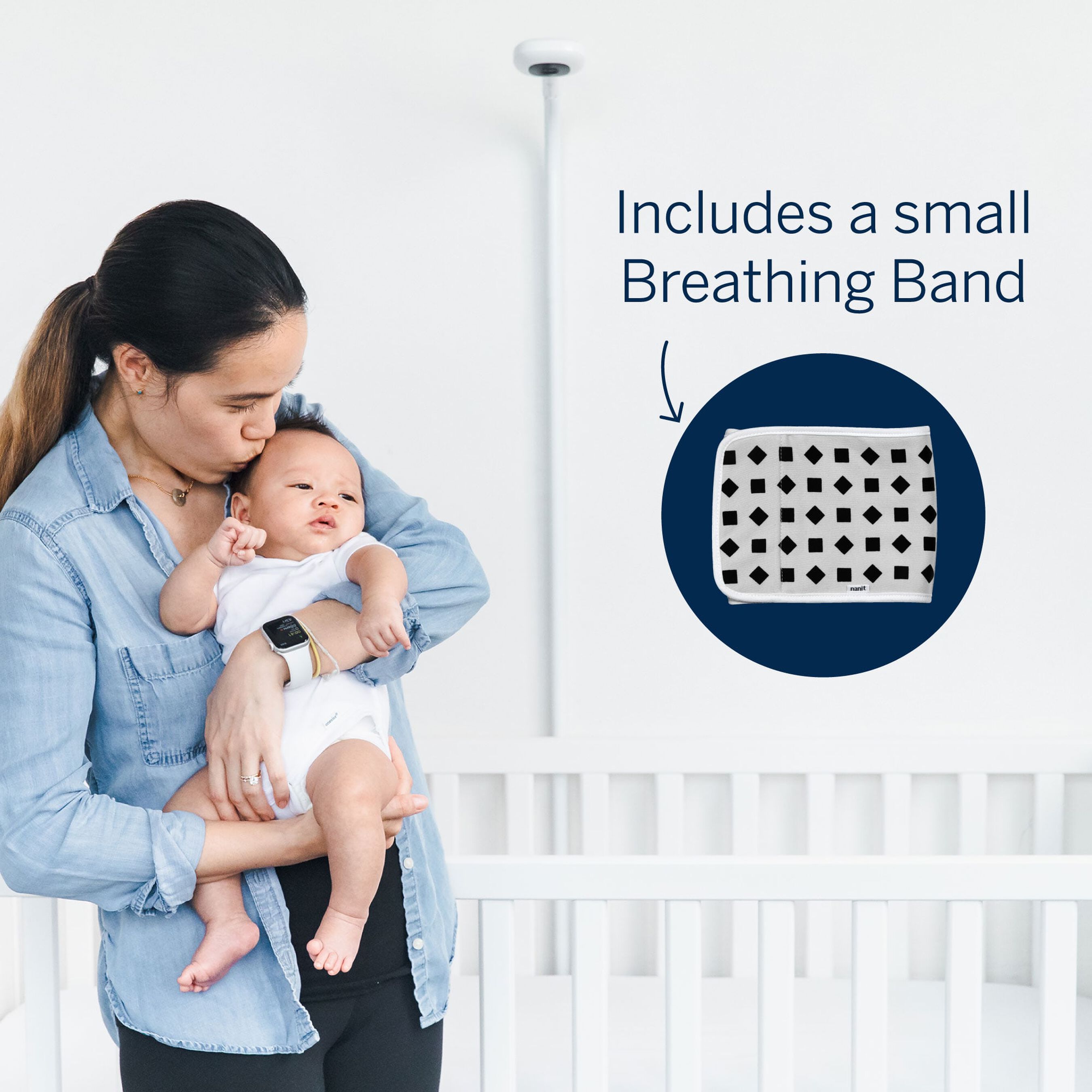 Nanit Pro Smart Baby Monitor and Floor Stand